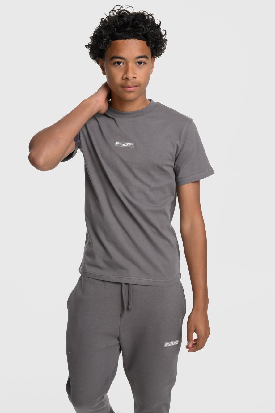 Beck & Hersey PRIME Boys T-Shirt - Charcoal