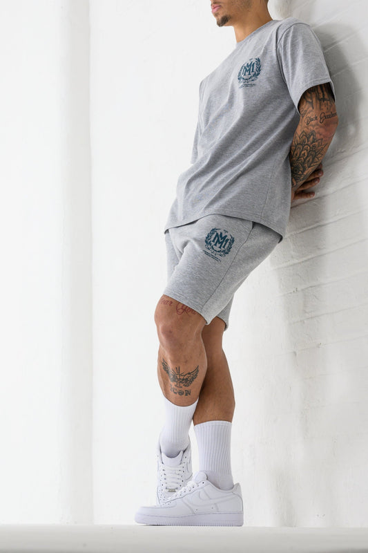 CREST SHORT - GREY MARL