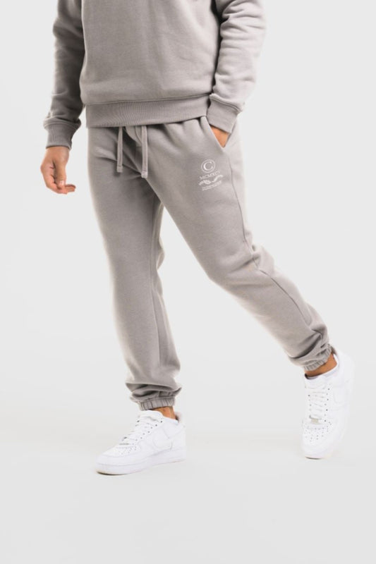 CABLE JOGGERS - LT GREY
