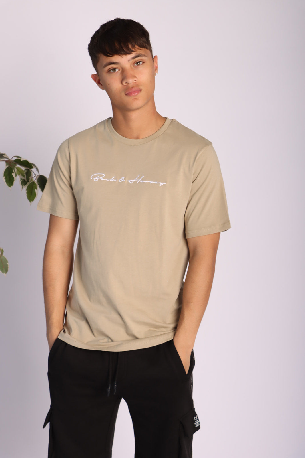 BAXTER T-SHIRT - TAUPE