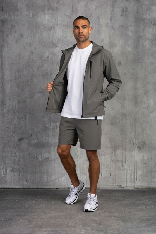 RAPTOR JACKET & SHORT SET - CHARCOAL