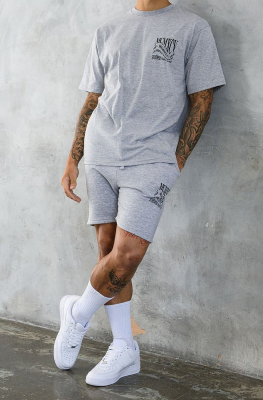 APEX T-SHIRT - GREY MARL