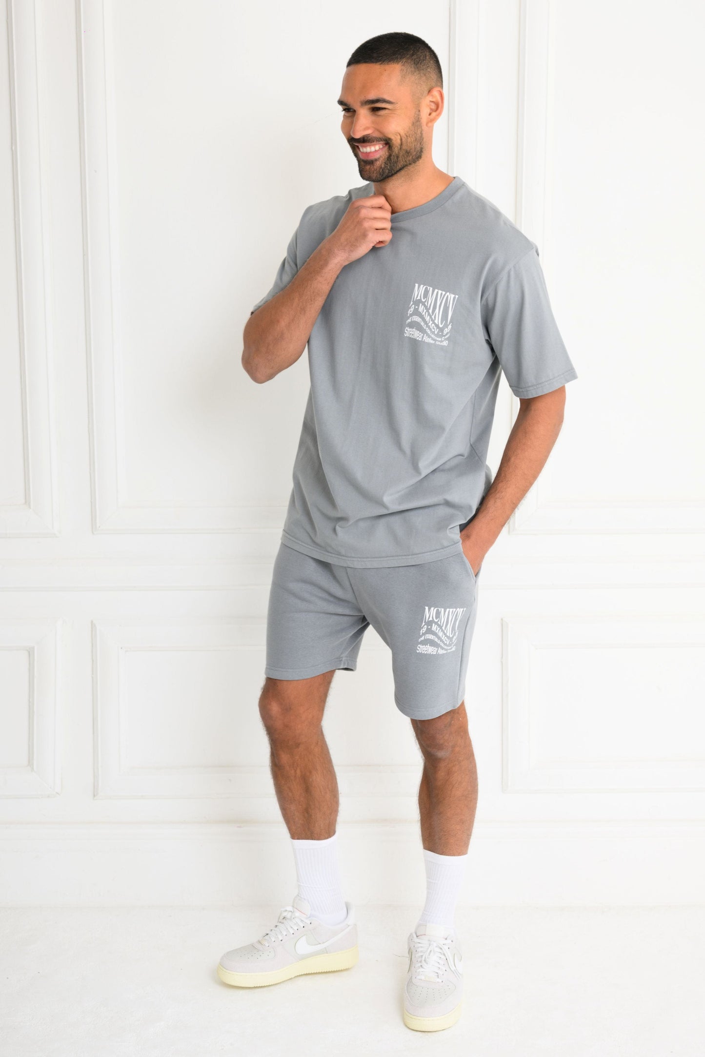 APEX T-SHIRT - LAVA GREY