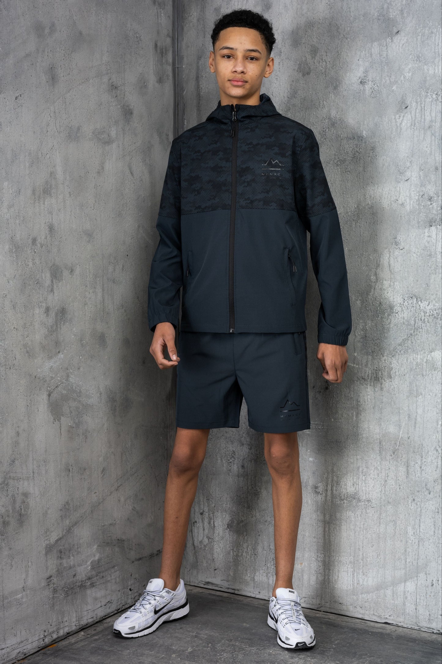 ARMOUR JUNIOR TECH JACKET & SHORT - OMBRE/BLACK