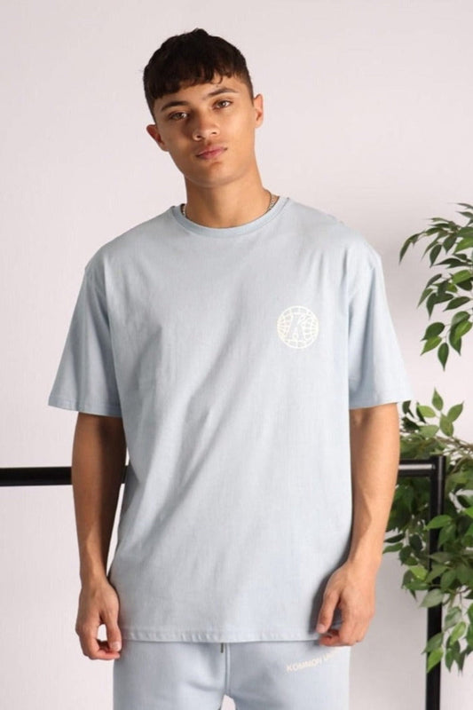 Kommon Universe HAMNETT Oversized T-Shirt - Illusion Blue