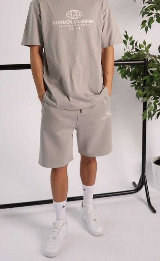 Kommon Universe GRETTON Oversized Shorts - Belgian Grey