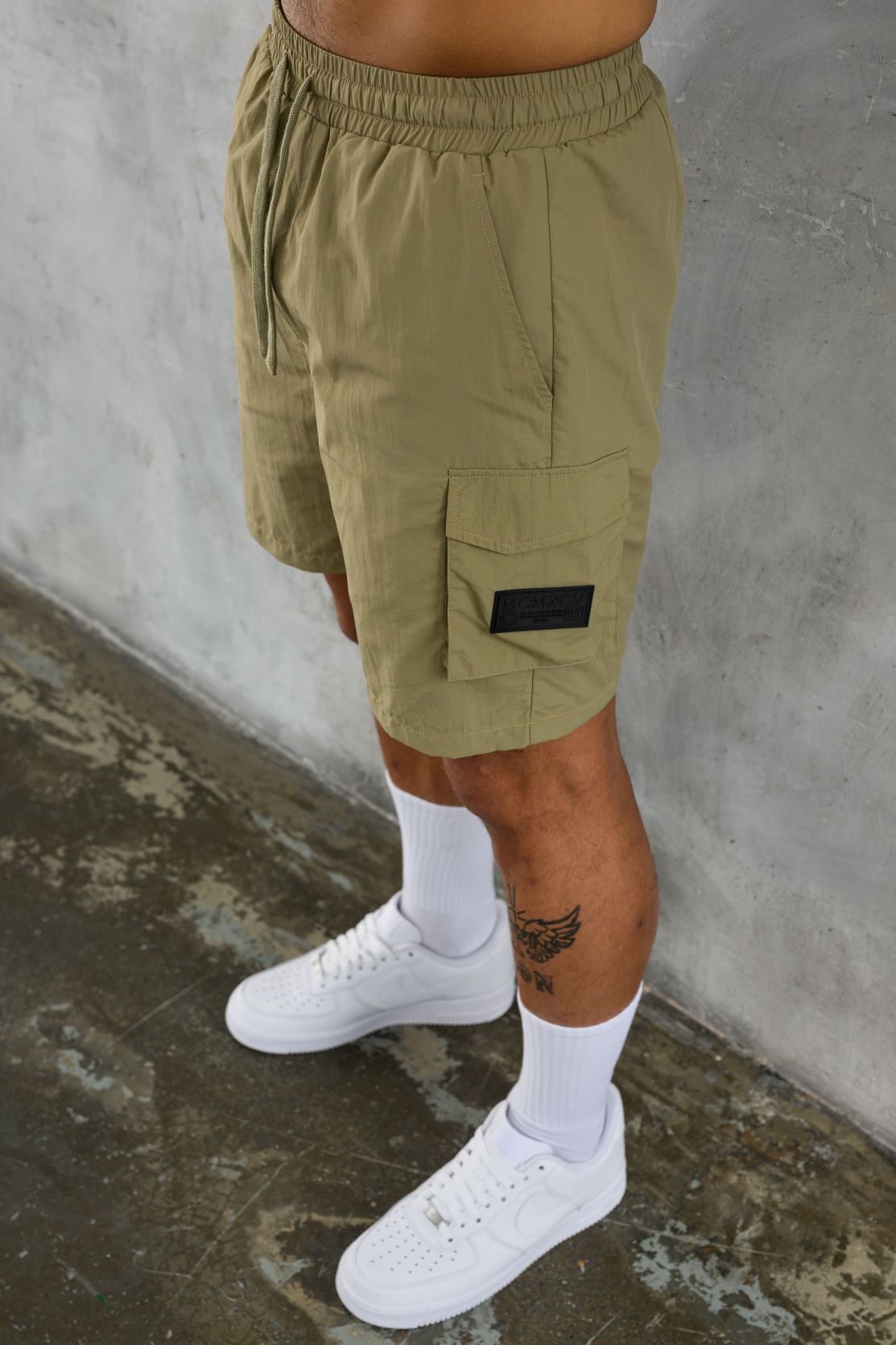 2 PACK ELITE CARGO SHORTS - DK GREY & CEMENT