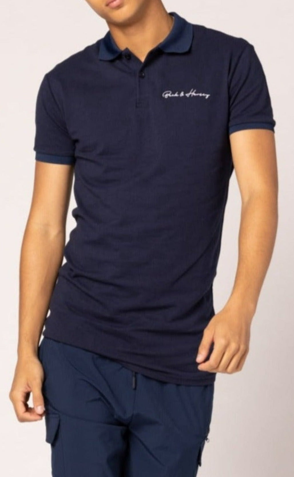 BAROLO Polo Shirt - Navy