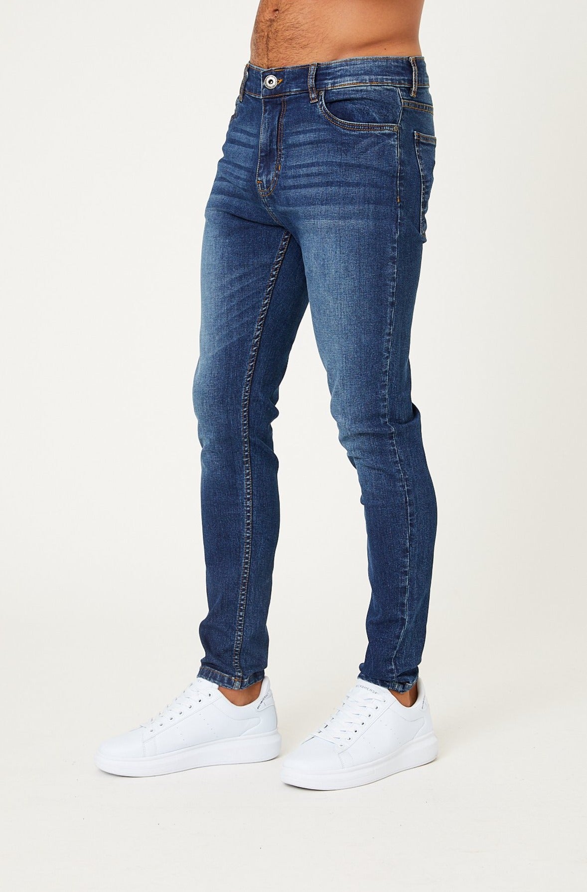 NEW BROMLEY Jeans - Mid Blue