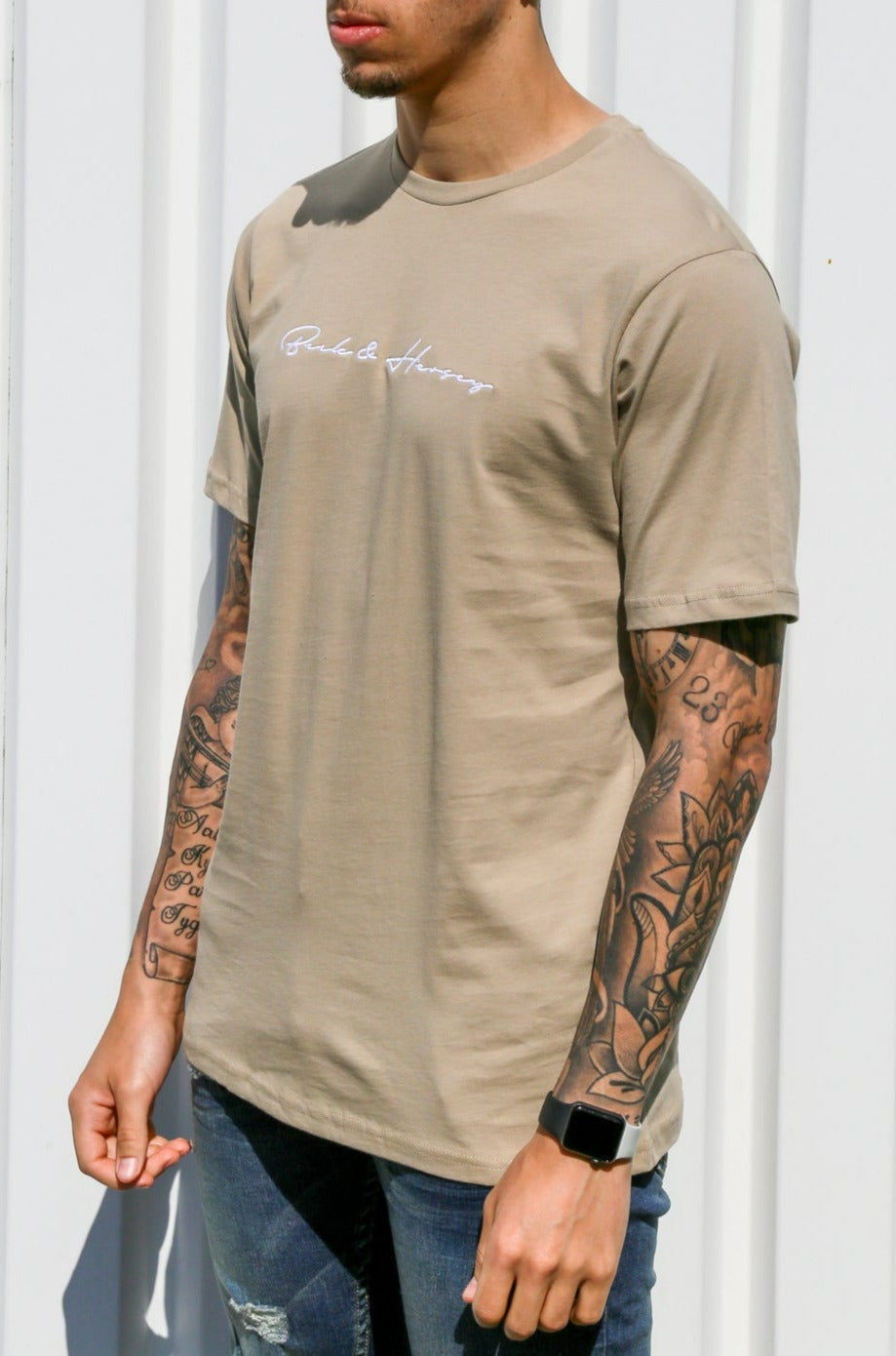 BAXTER T-SHIRT - TAUPE