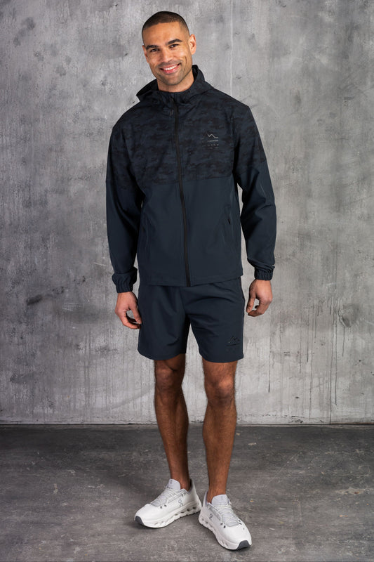 ARMOUR WINDBREAKER JACKET & SHORT - OMBRE/BLACK
