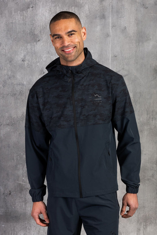 ARMOUR WINDBREAKER JACKET - OMBRE/BLACK