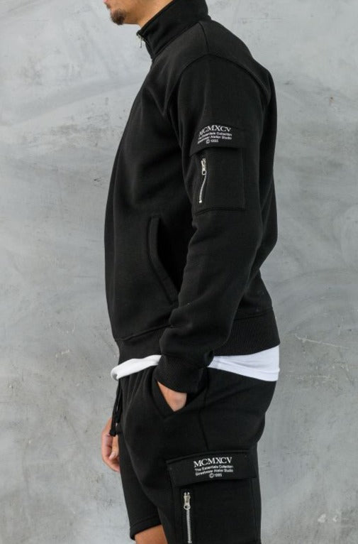 BOURNE 1/4 ZIP - BLACK