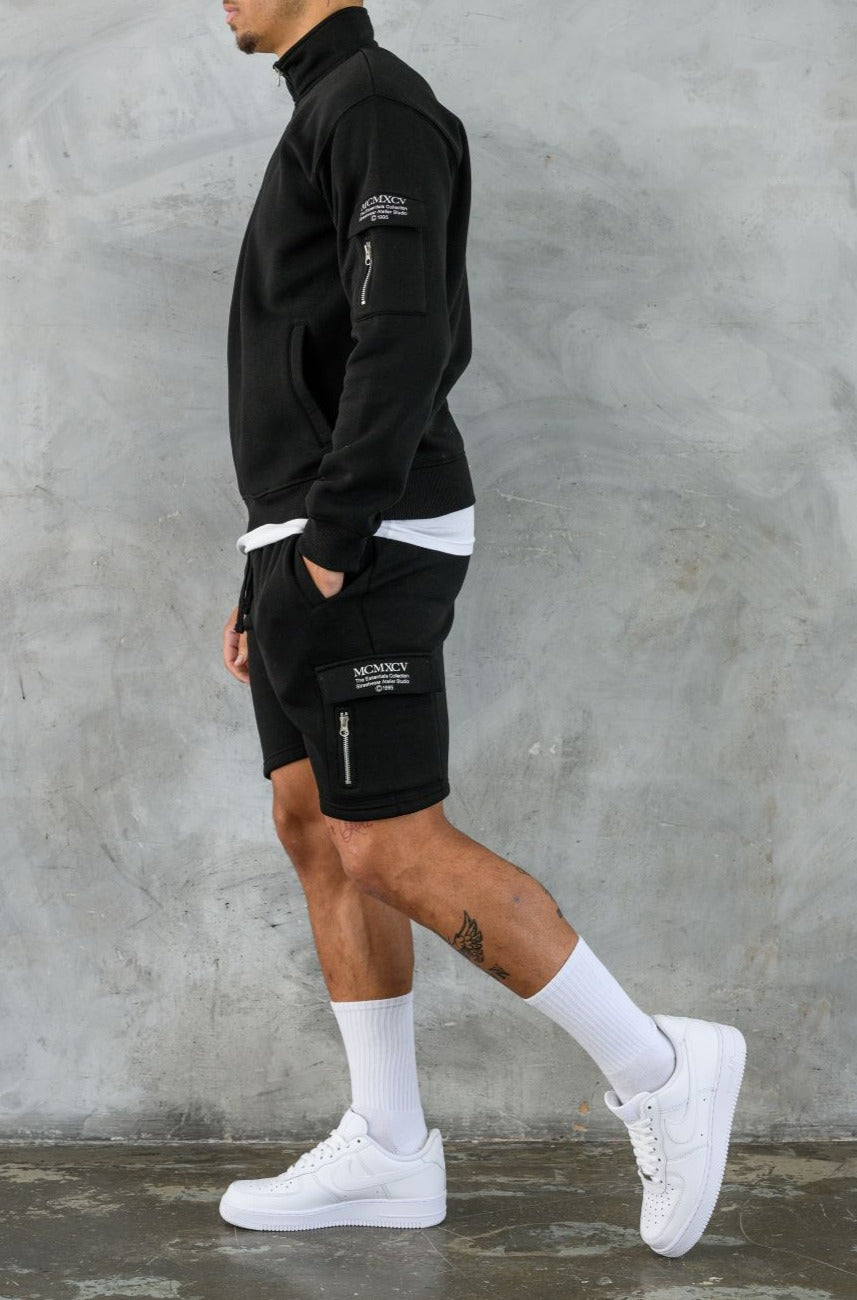 BOURNE 1/4 ZIP - BLACK