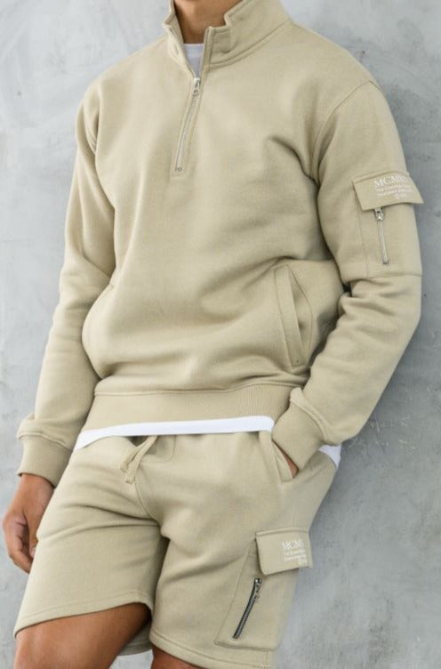 BOURNE 1/4 ZIP - OAT