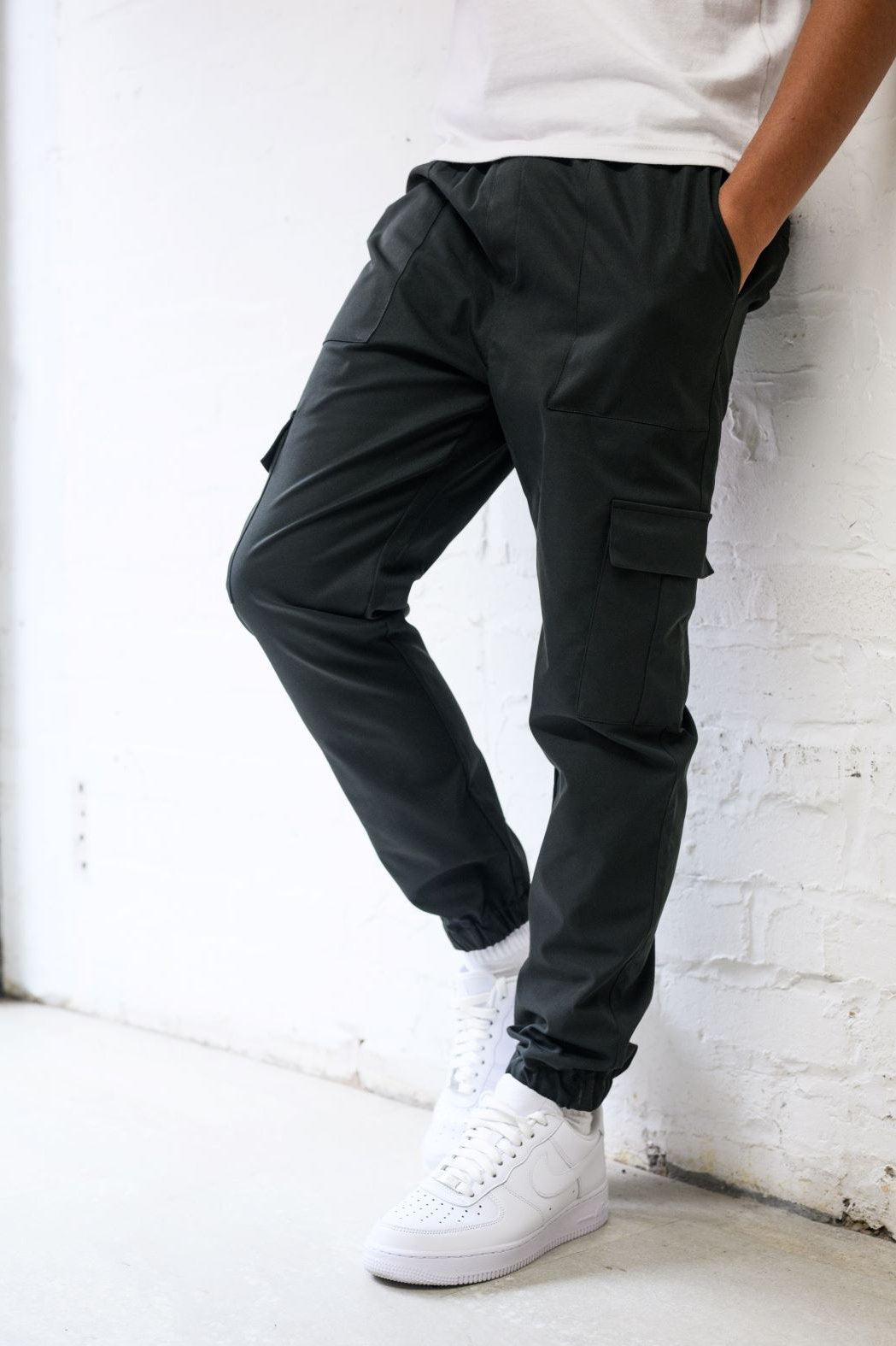 VIRGIL BOYS CARGO PANTS - BLACK