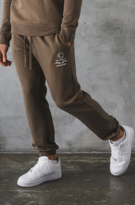 CABLE JOGGERS - BARK