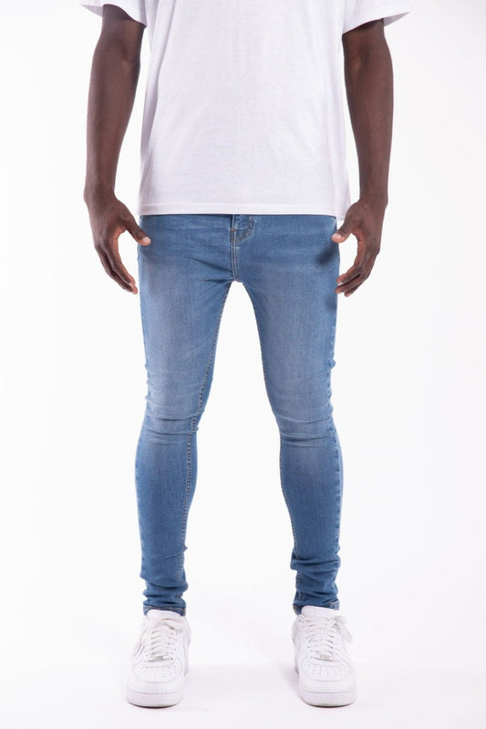 CARROT FIT JEANS - MID BLUE