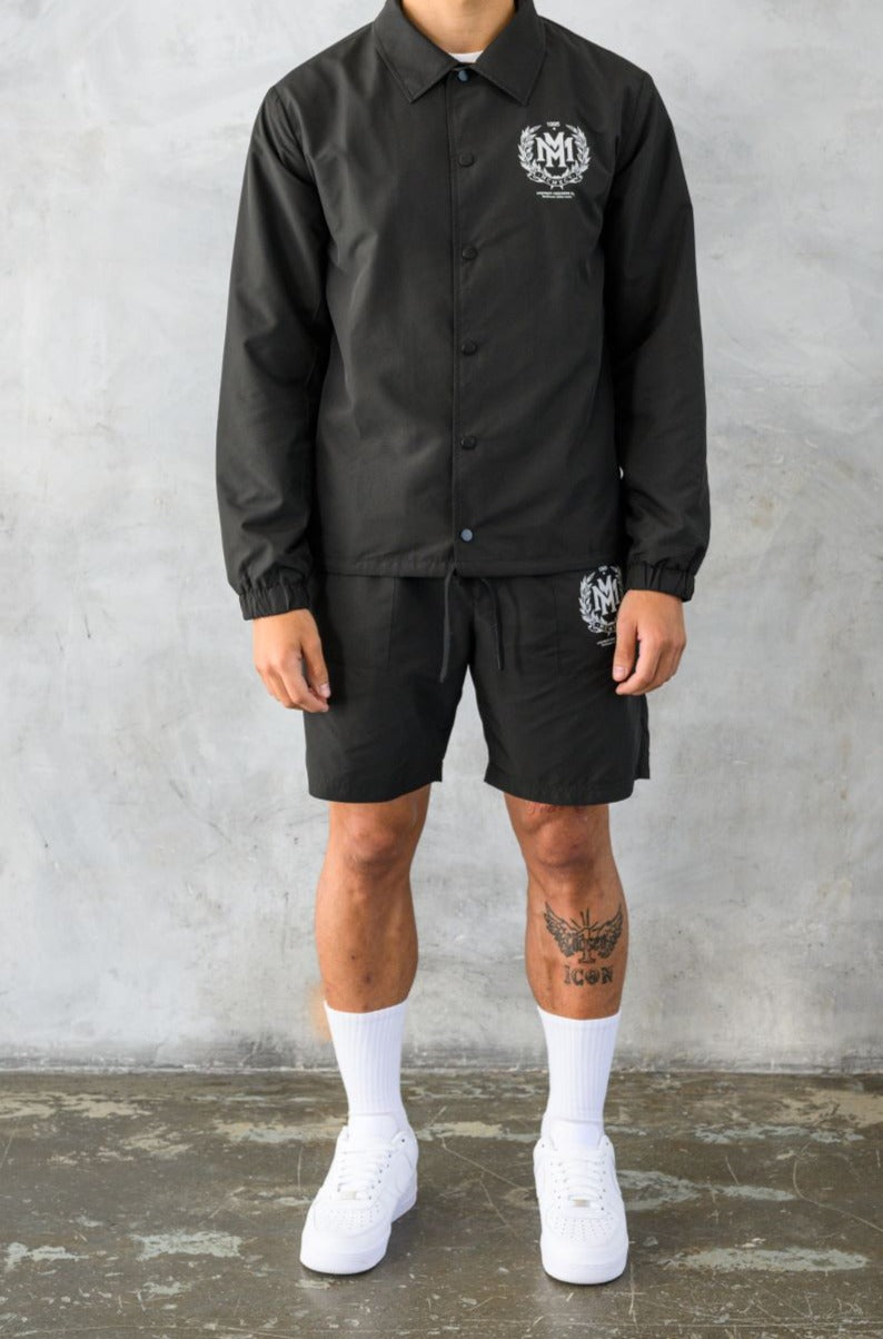 CARTER COACH JACKET  - BLACK