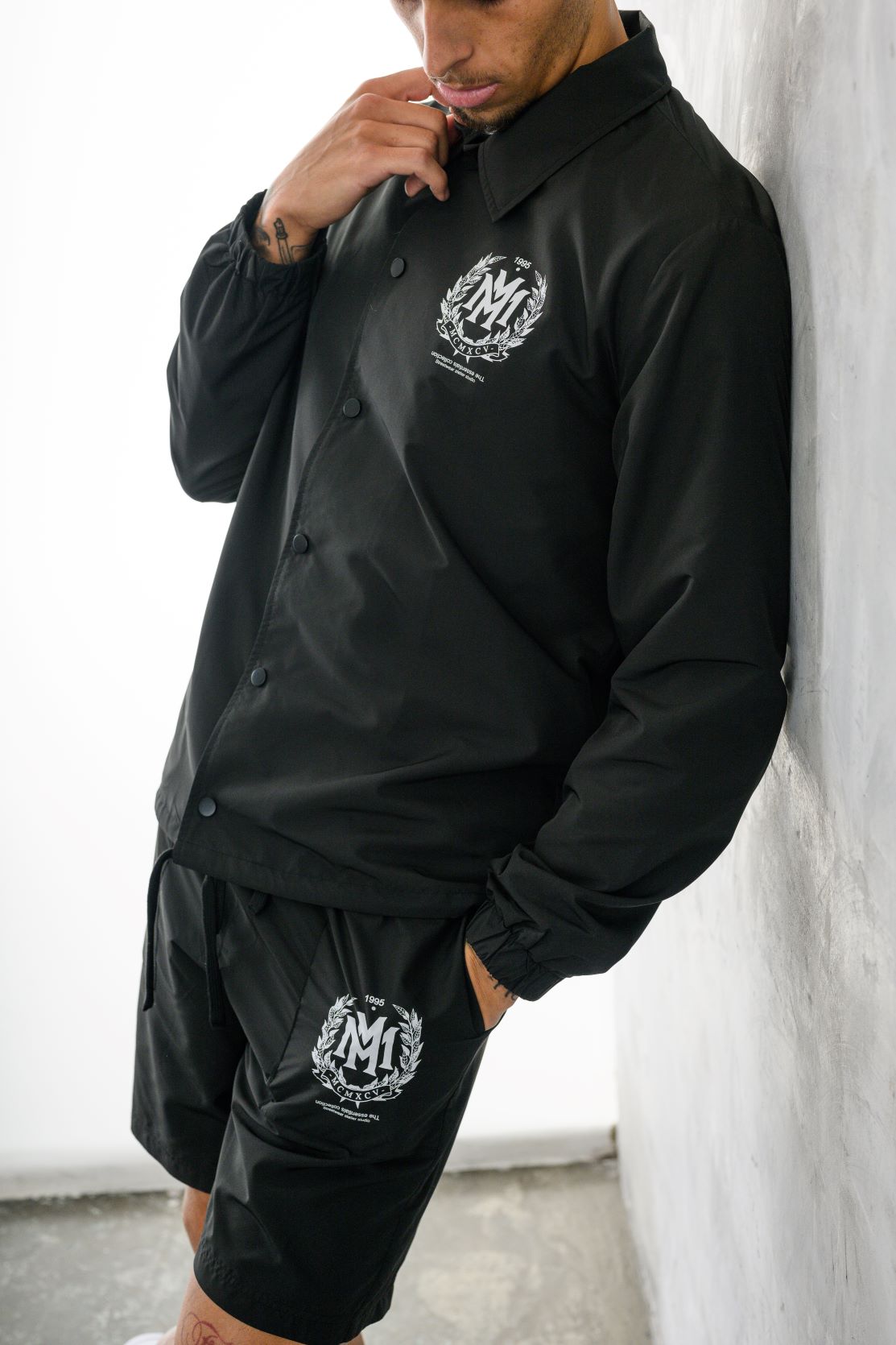 CARTER COACH JACKET  - BLACK