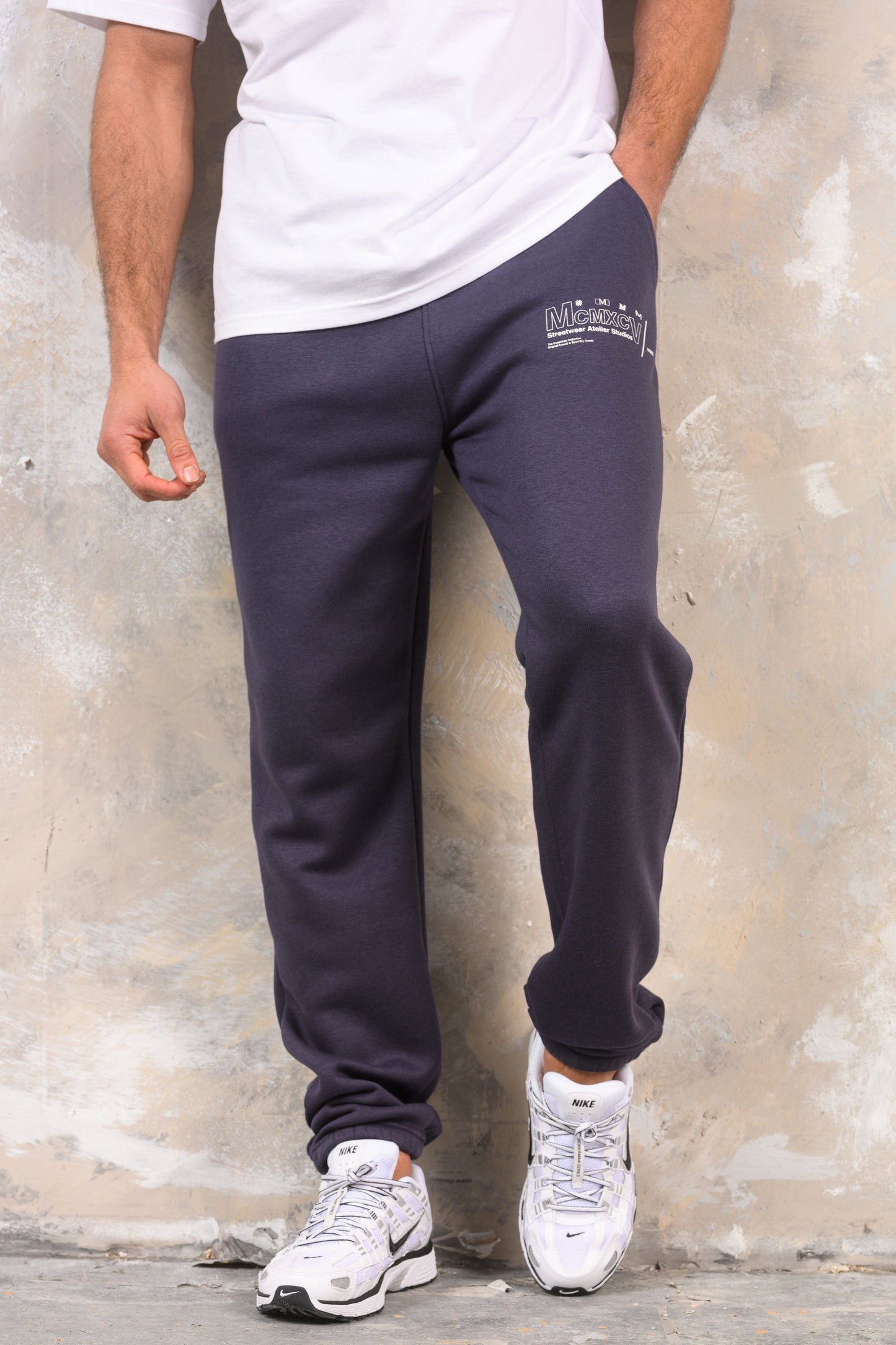 COBRA CUFFED JOGGERS - NAVY