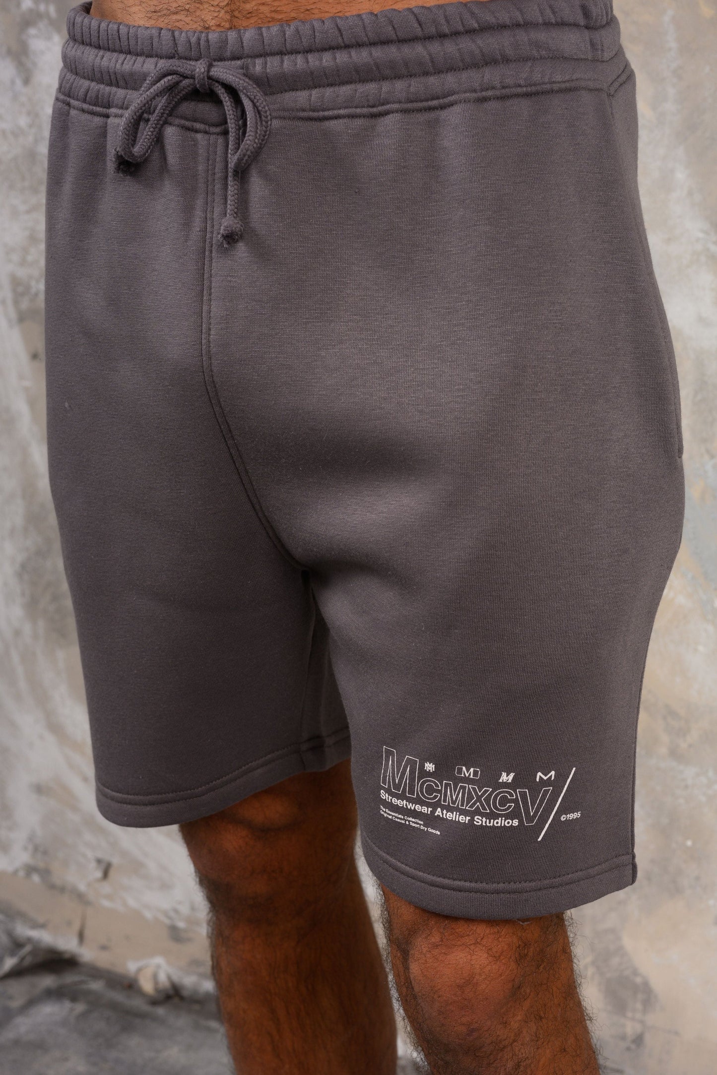 COBRA HOODY TEE & SHORT SET - CHARCOAL