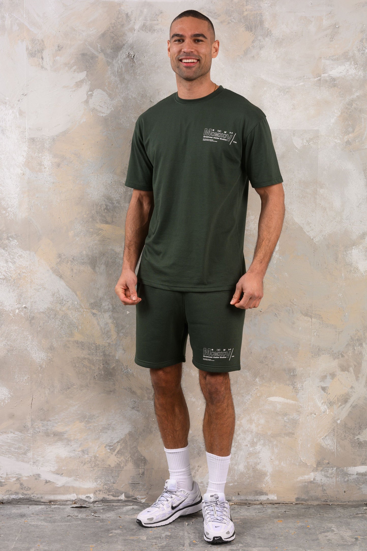 COBRA HOODY TEE & SHORT SET - GREEN