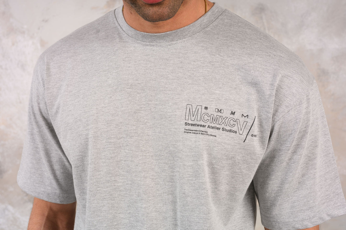 COBRA HOODY TEE & SHORT SET - GREY MARL