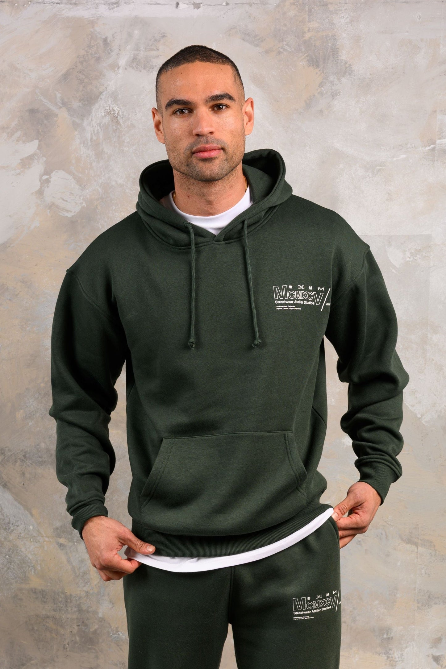 COBRA HOODY TEE & SHORT SET - GREEN
