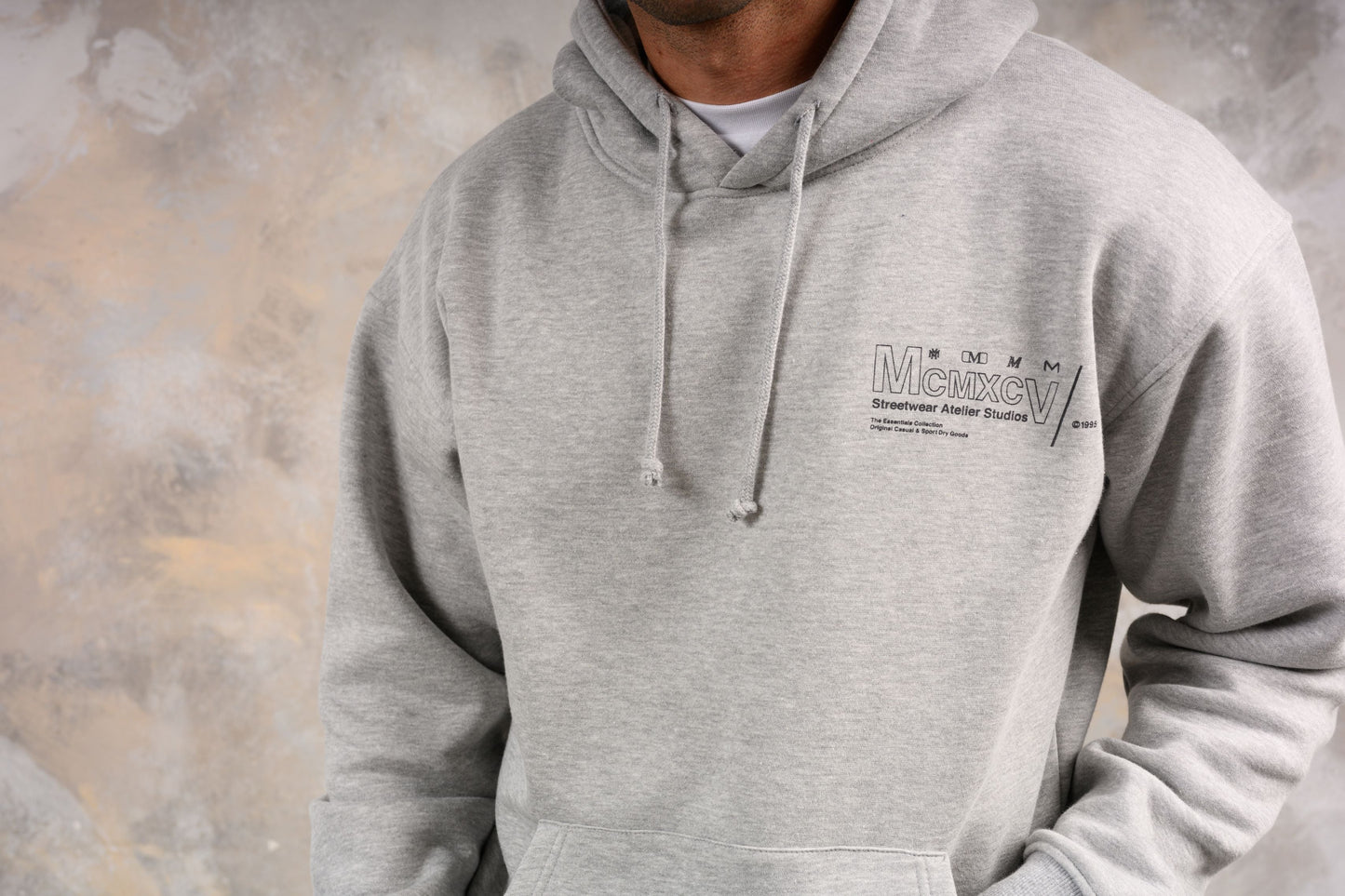 COBRA HOODY TEE & SHORT SET - GREY MARL