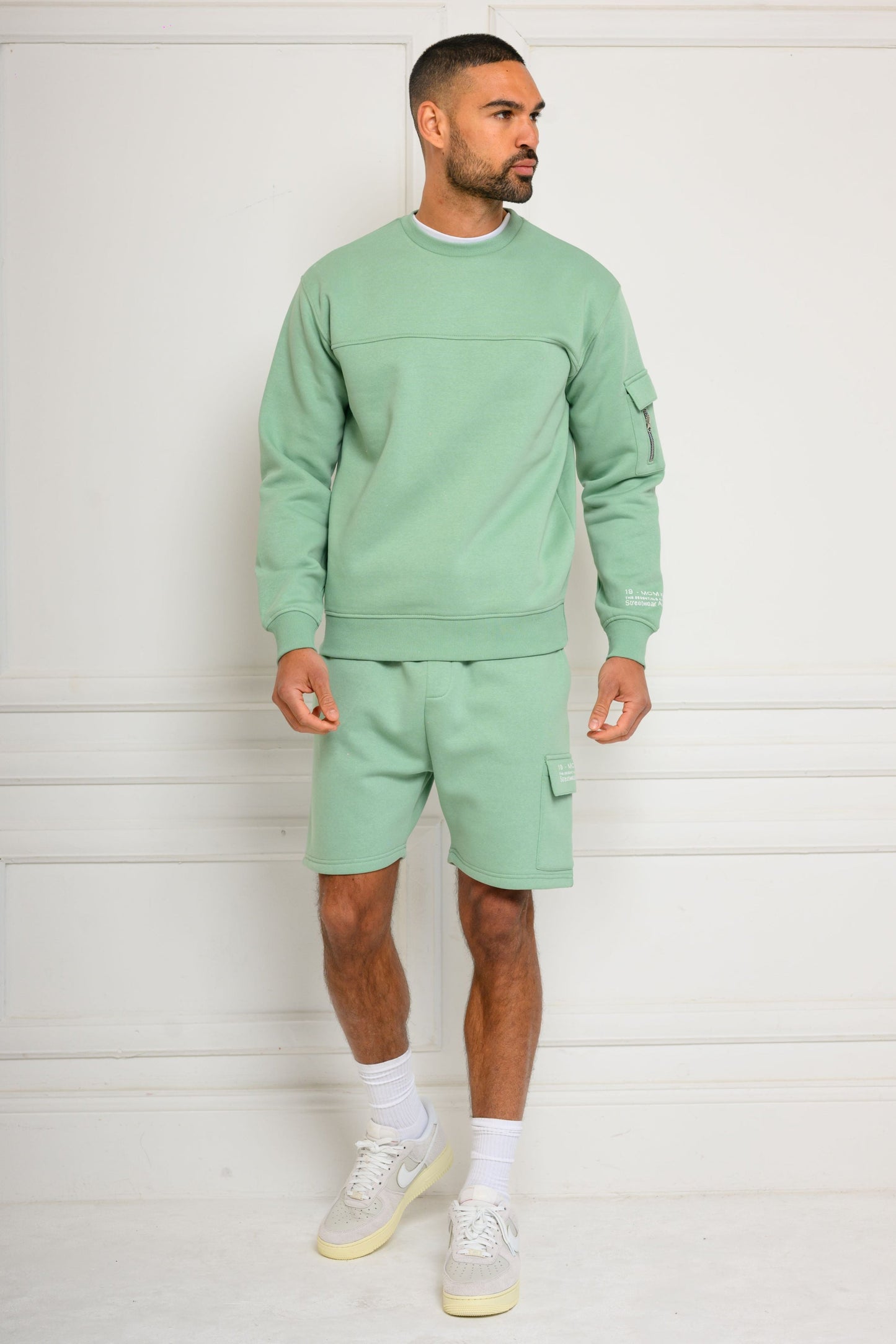 COLE FLEECE SHORT - SAGE