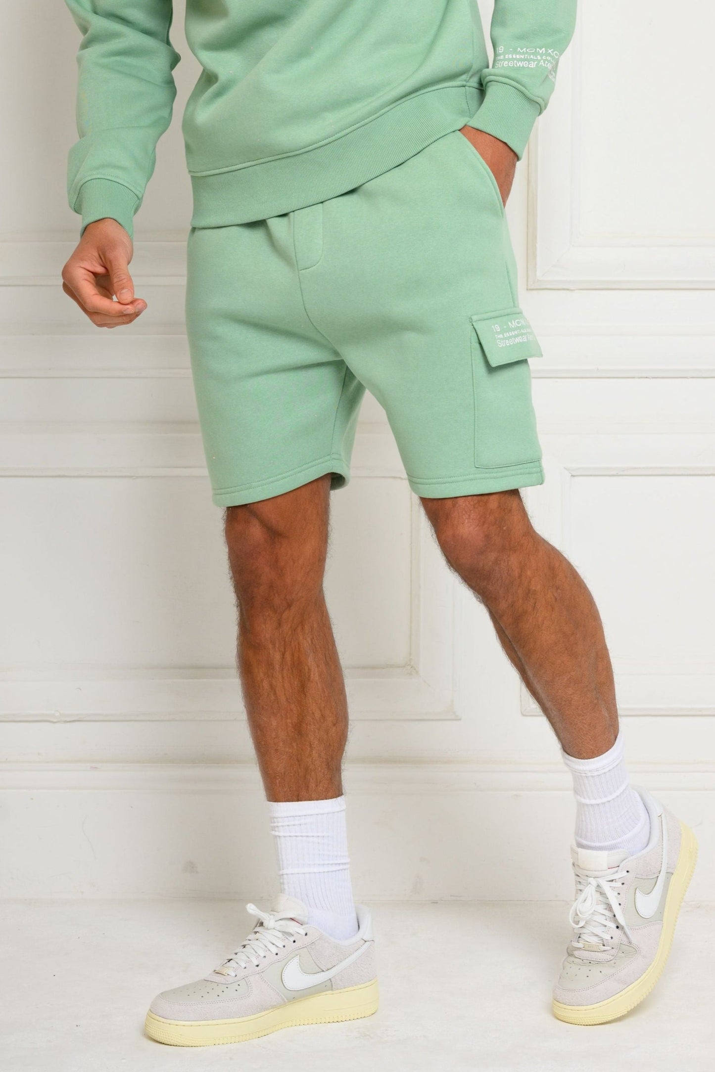 COLE FLEECE SHORT - SAGE