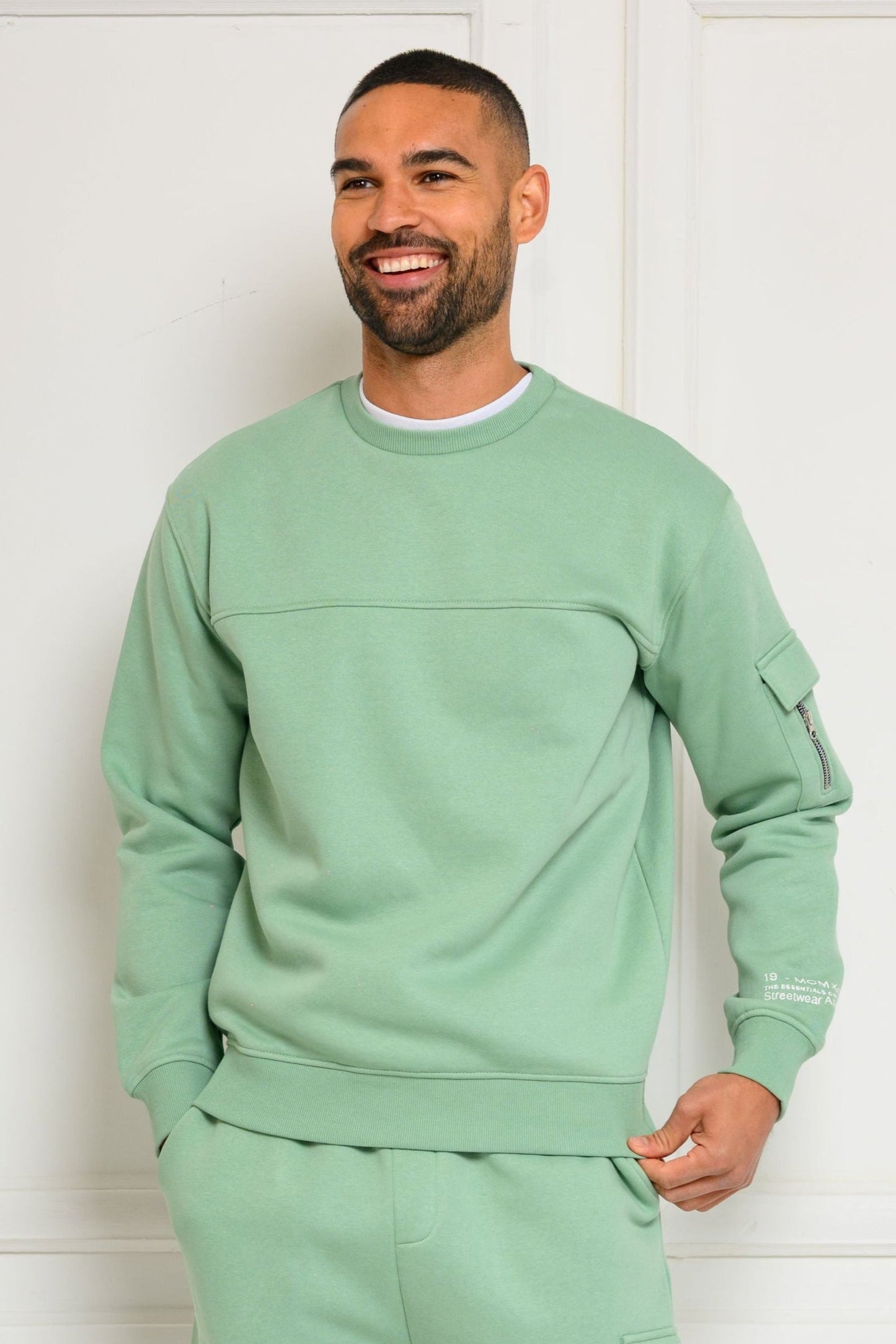 COLE FLEECE SHORT - SAGE