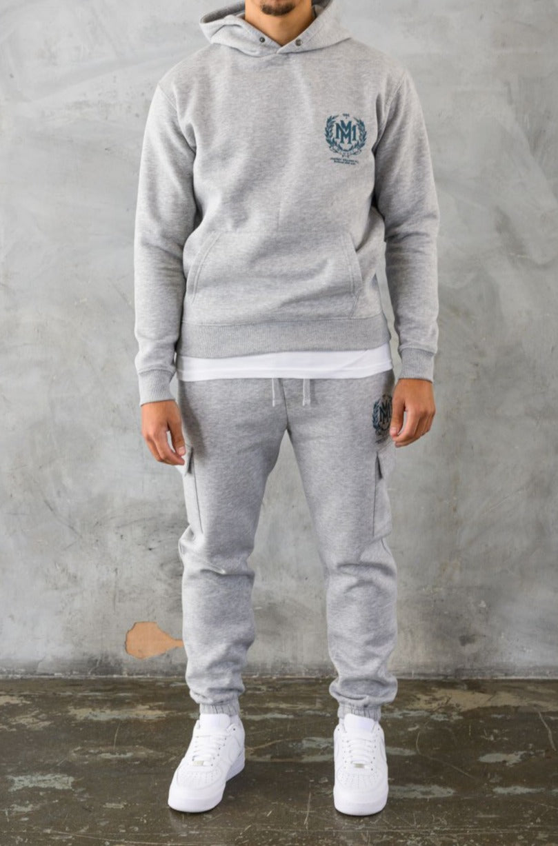 CREST JOGGERS - GREY MARL