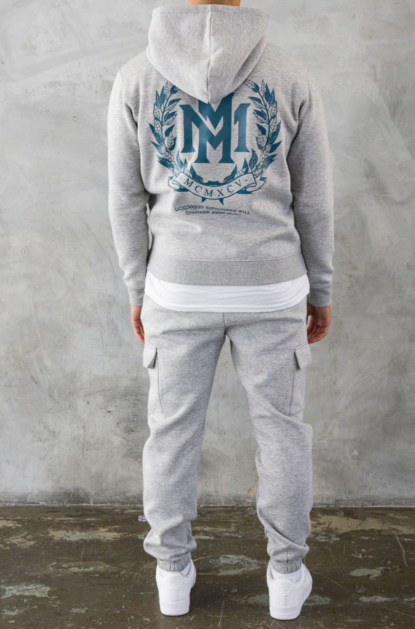 CREST TRACKSUIT - GREY MARL