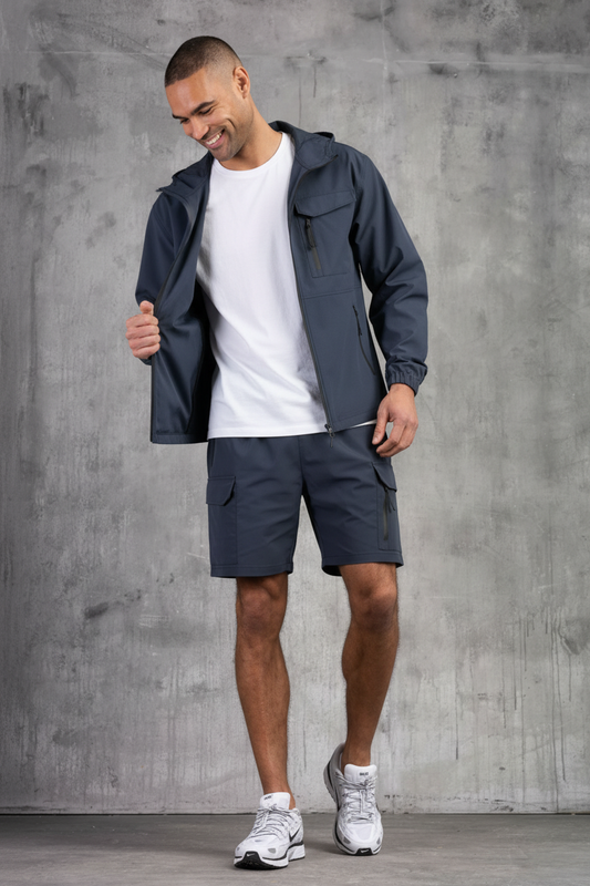 FALCON JACKET & SHORT SET - OMBRE