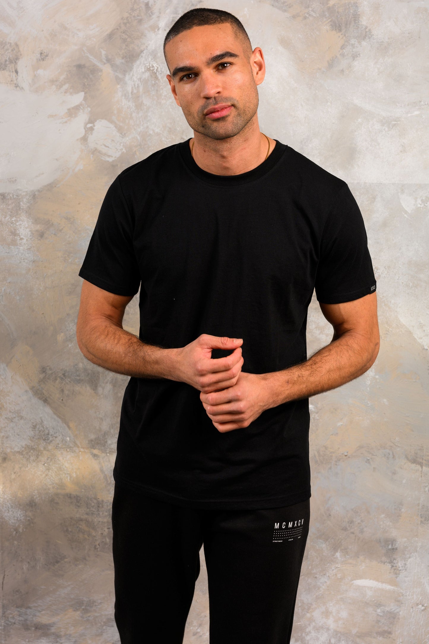 4 PACK T-SHIRT - BLACK