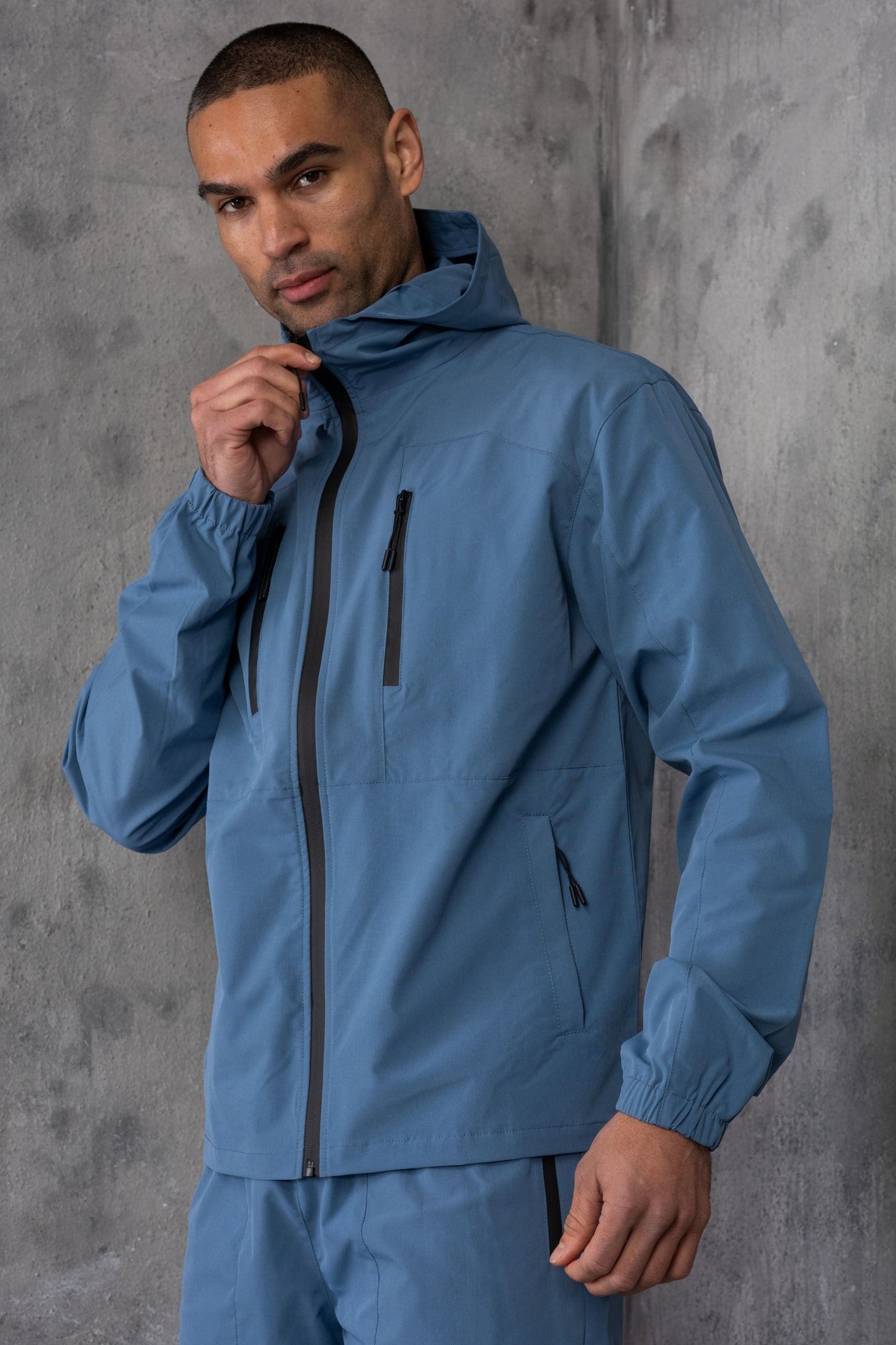 RAPTOR JACKET & SHORT SET - BLUE