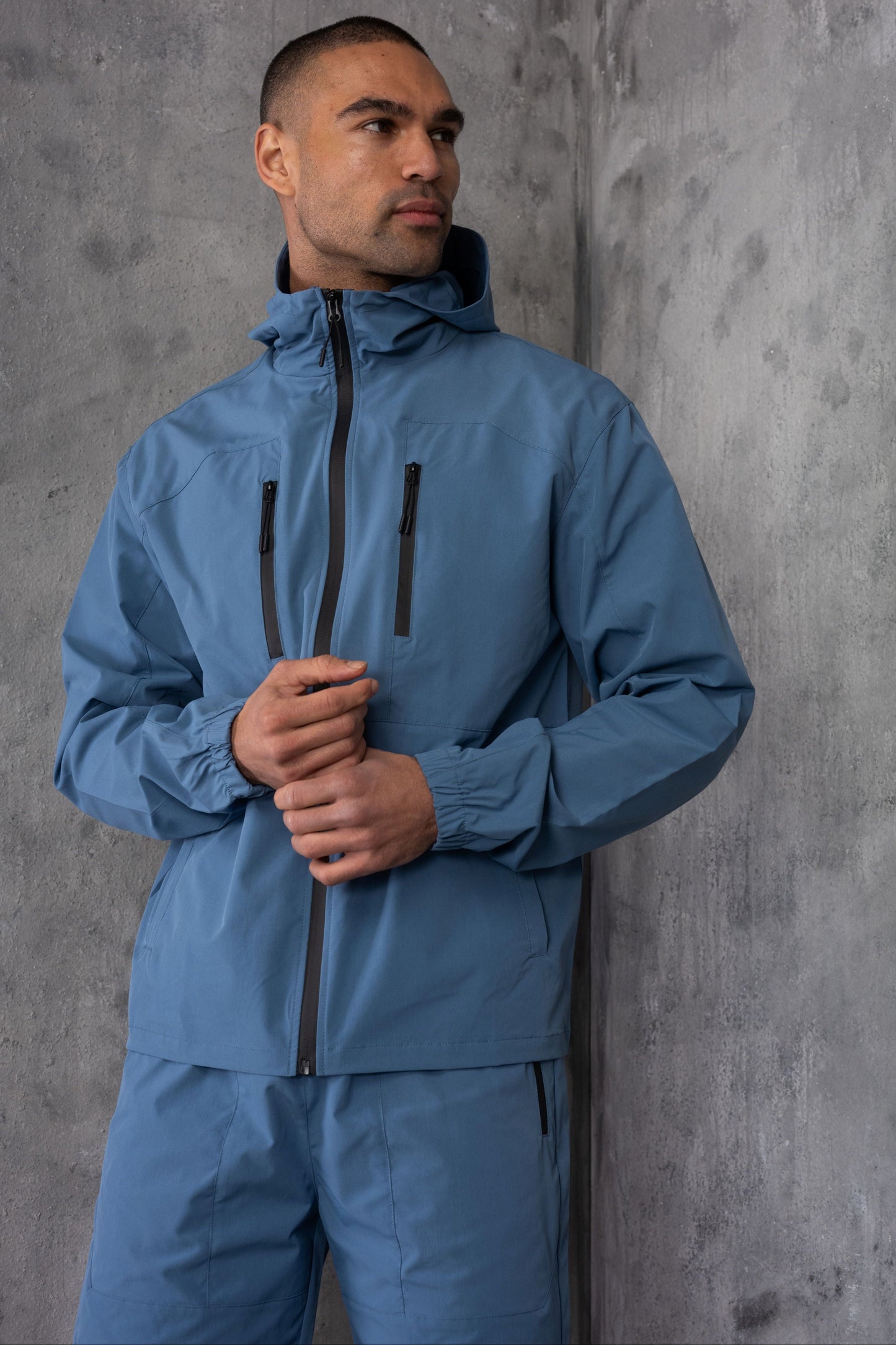 RAPTOR JACKET & SHORT SET - BLUE