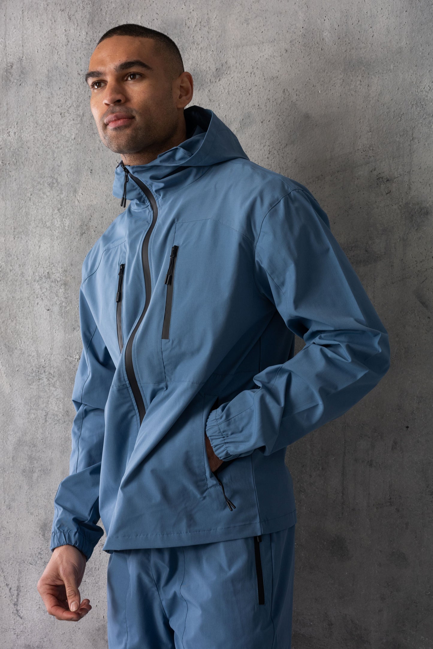 RAPTOR JACKET & SHORT SET - BLUE