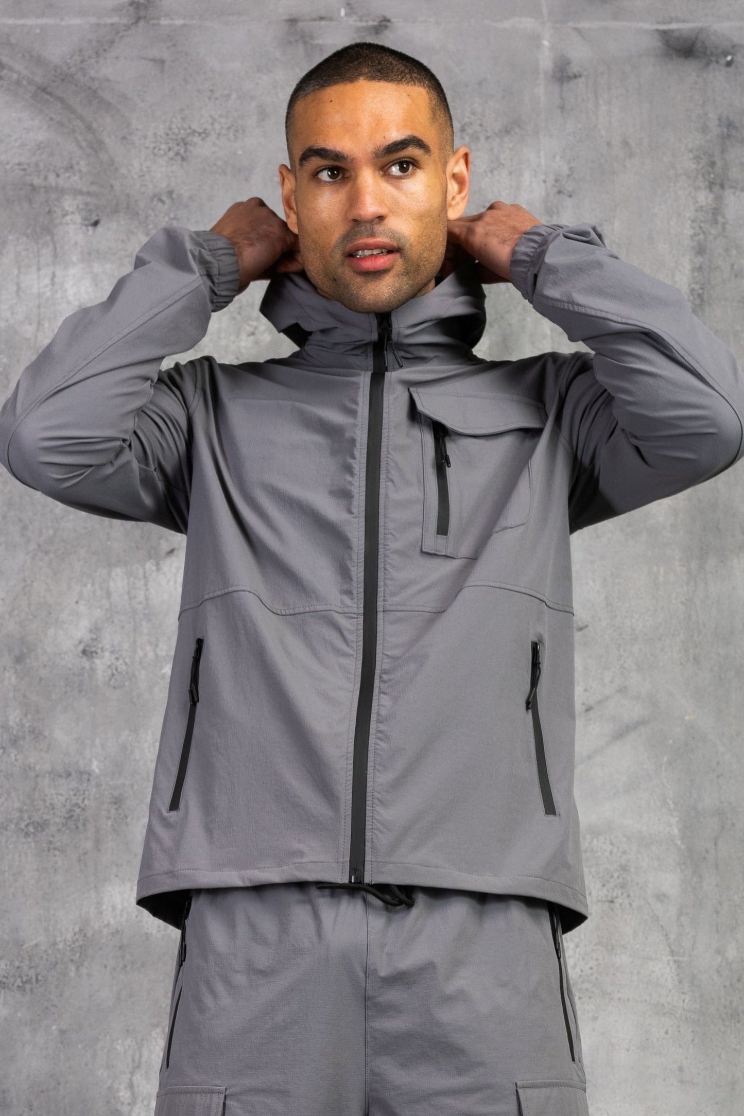 JETSTAR JACKET - MID GREY