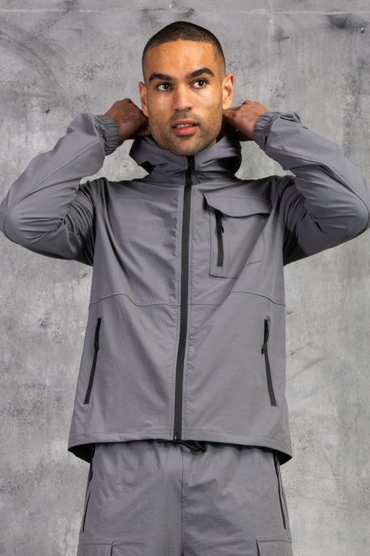 JETSTAR JACKET - MID GREY
