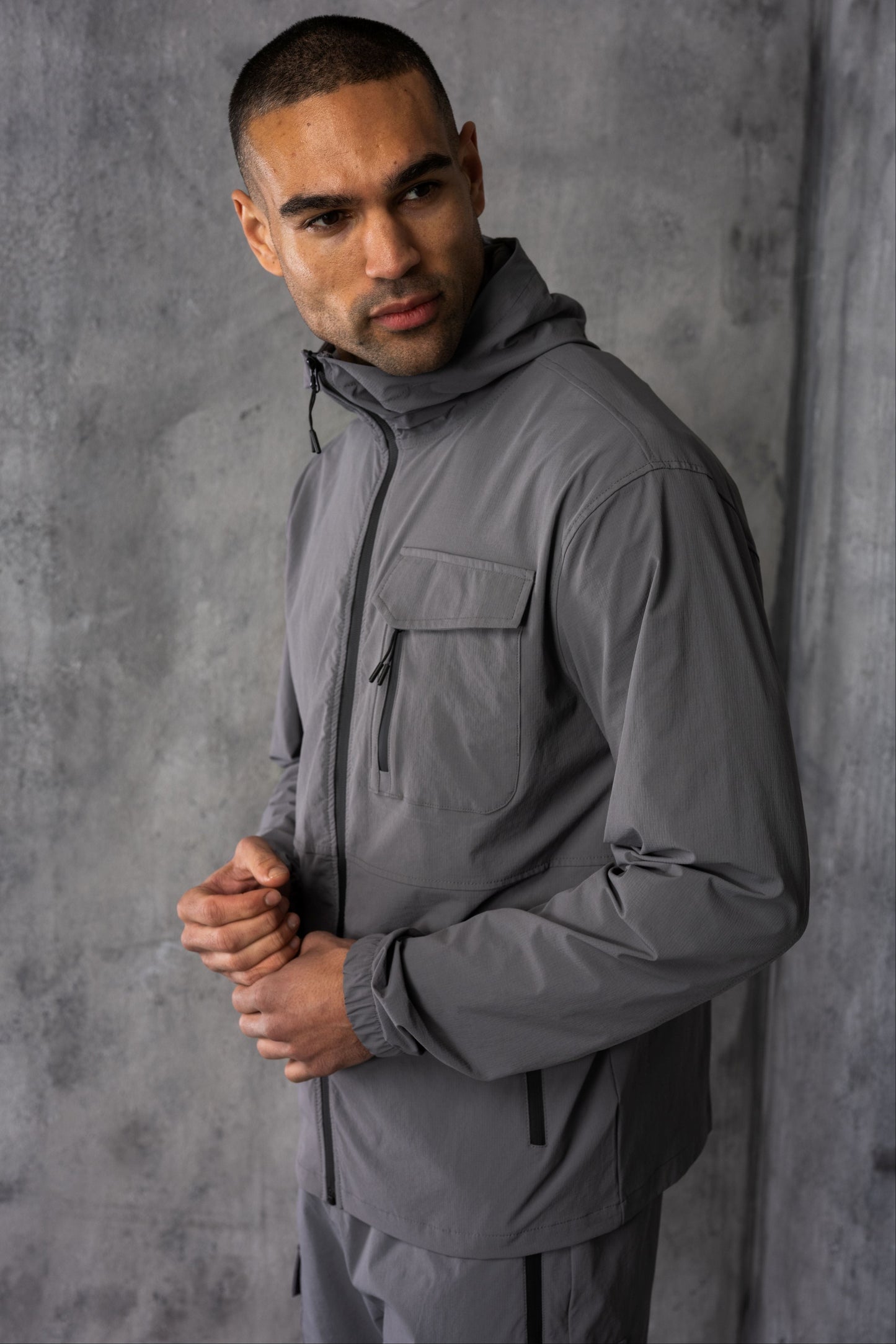 JETSTAR JACKET - MID GREY