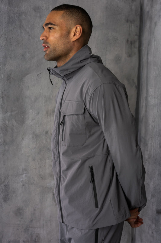 JETSTAR JACKET - MID GREY