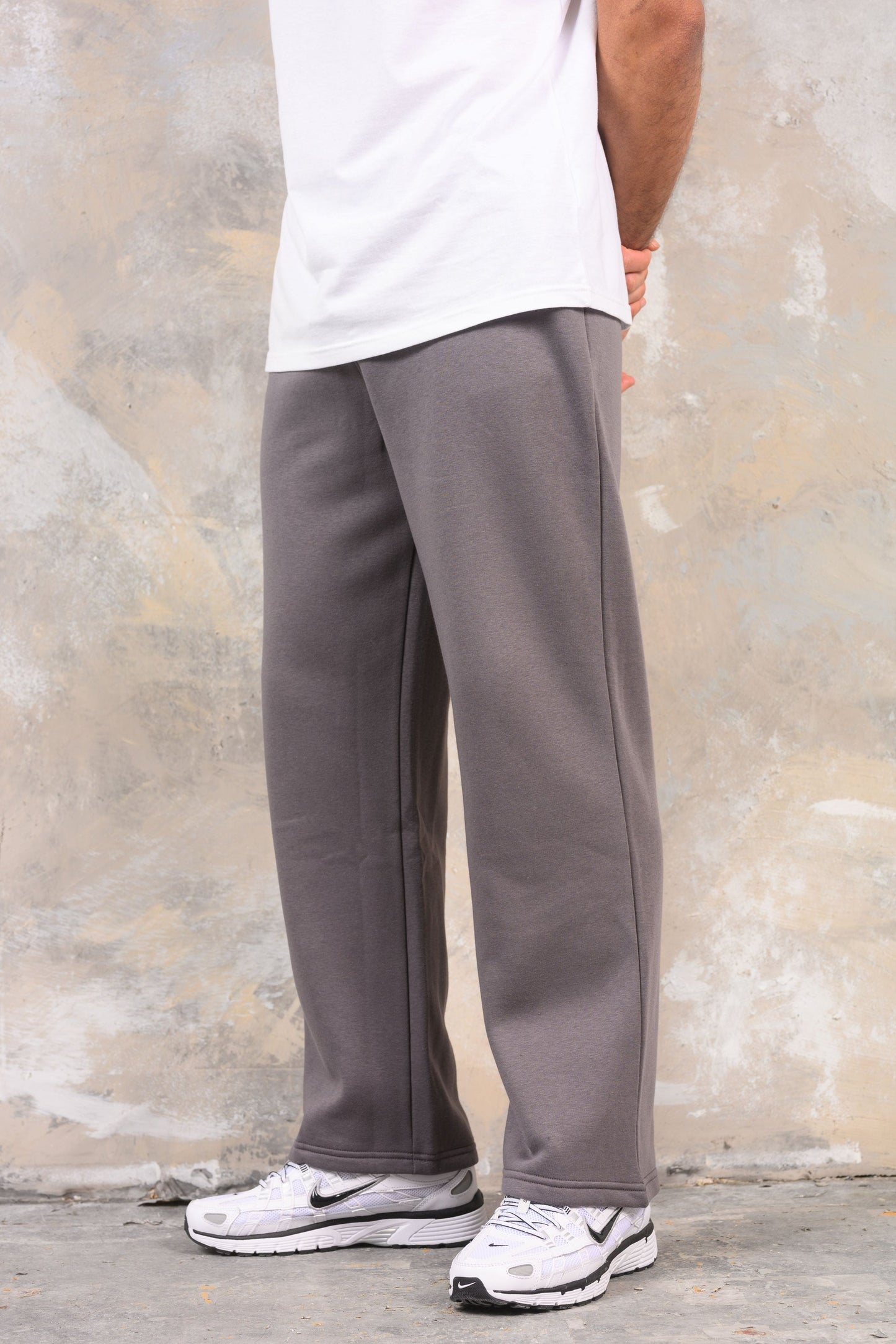 FELIX (UNBRANDED) OPEN HEM JOGGERS - CHARCOAL