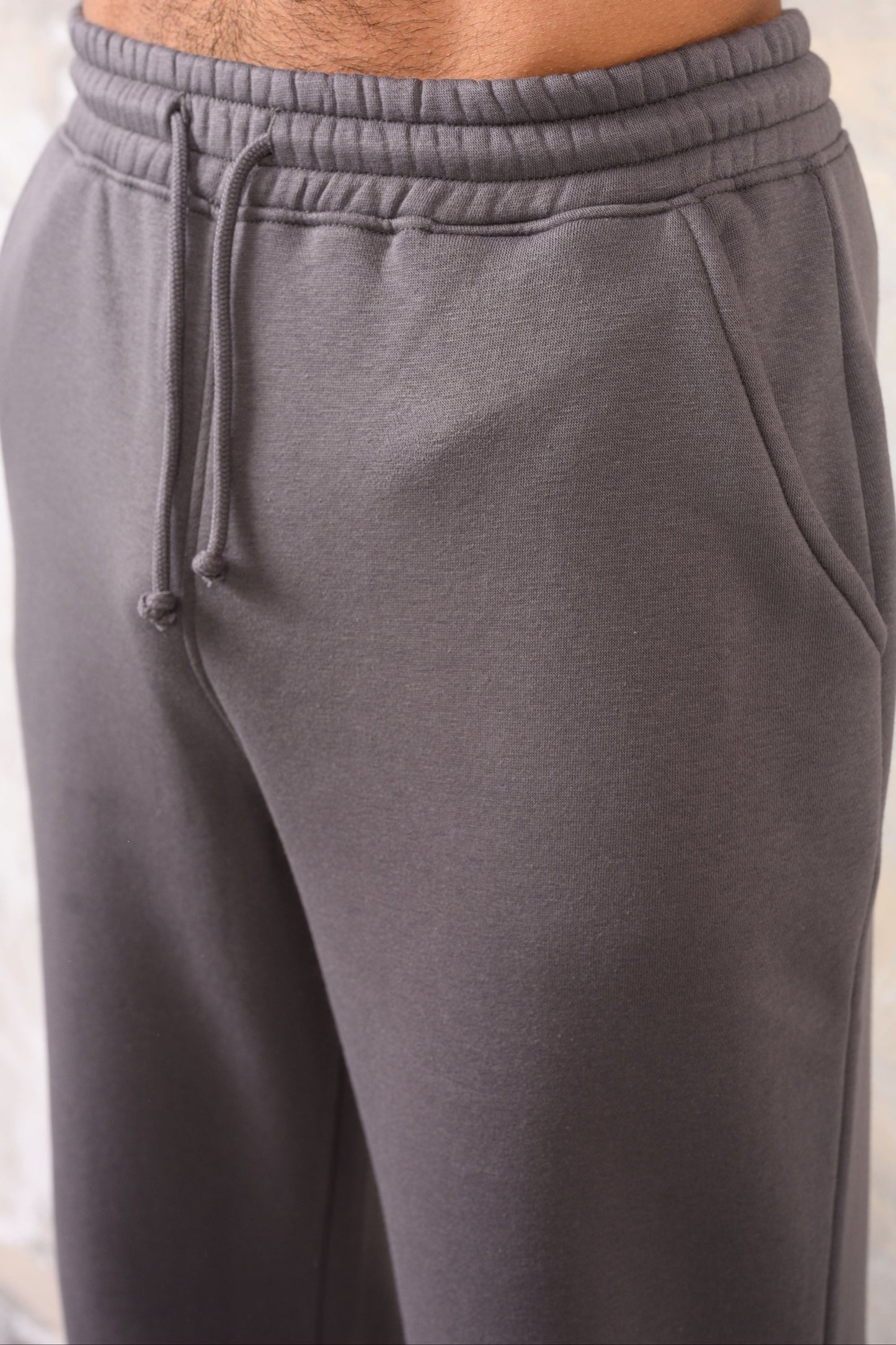 FELIX (UNBRANDED) OPEN HEM JOGGERS - CHARCOAL