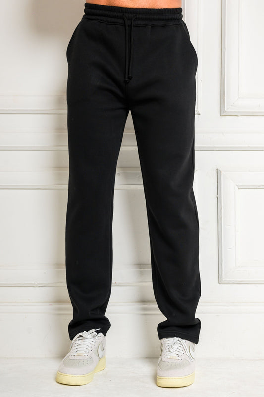 FELIX STRAIGHT LEG JOGGERS - BLACK