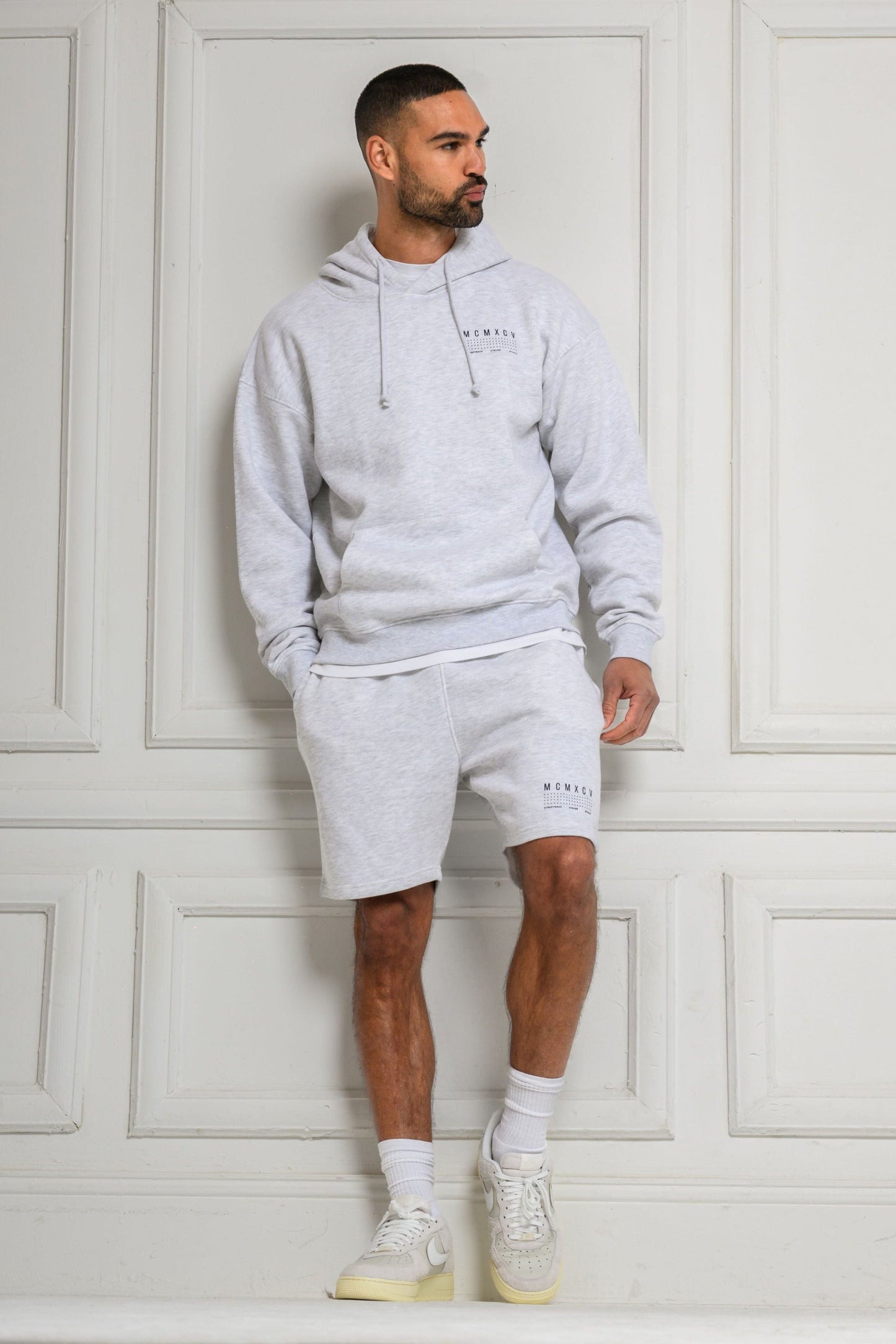FENTON HOODIE - GREY MARL