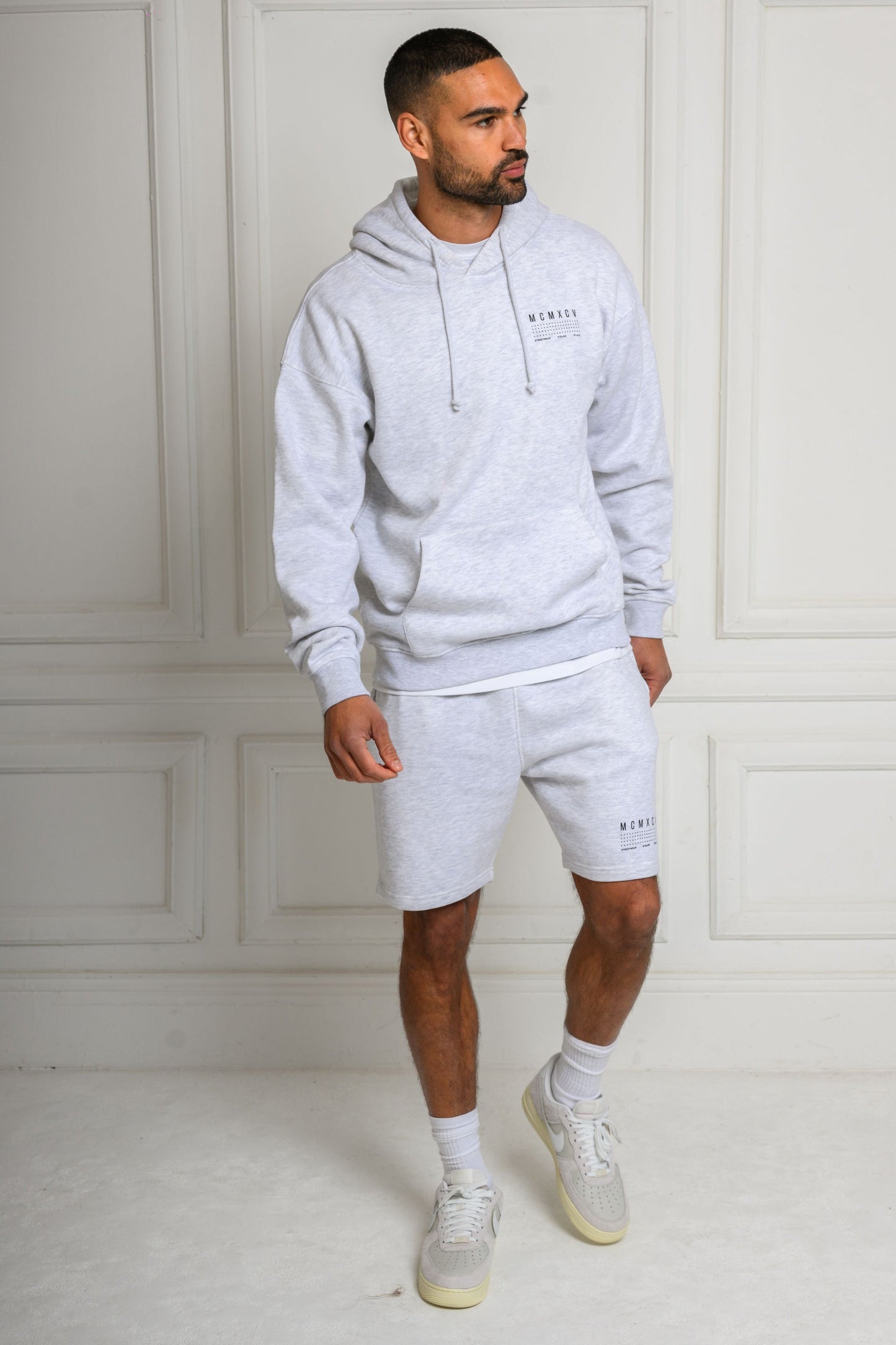 FENTON HOODIE - GREY MARL