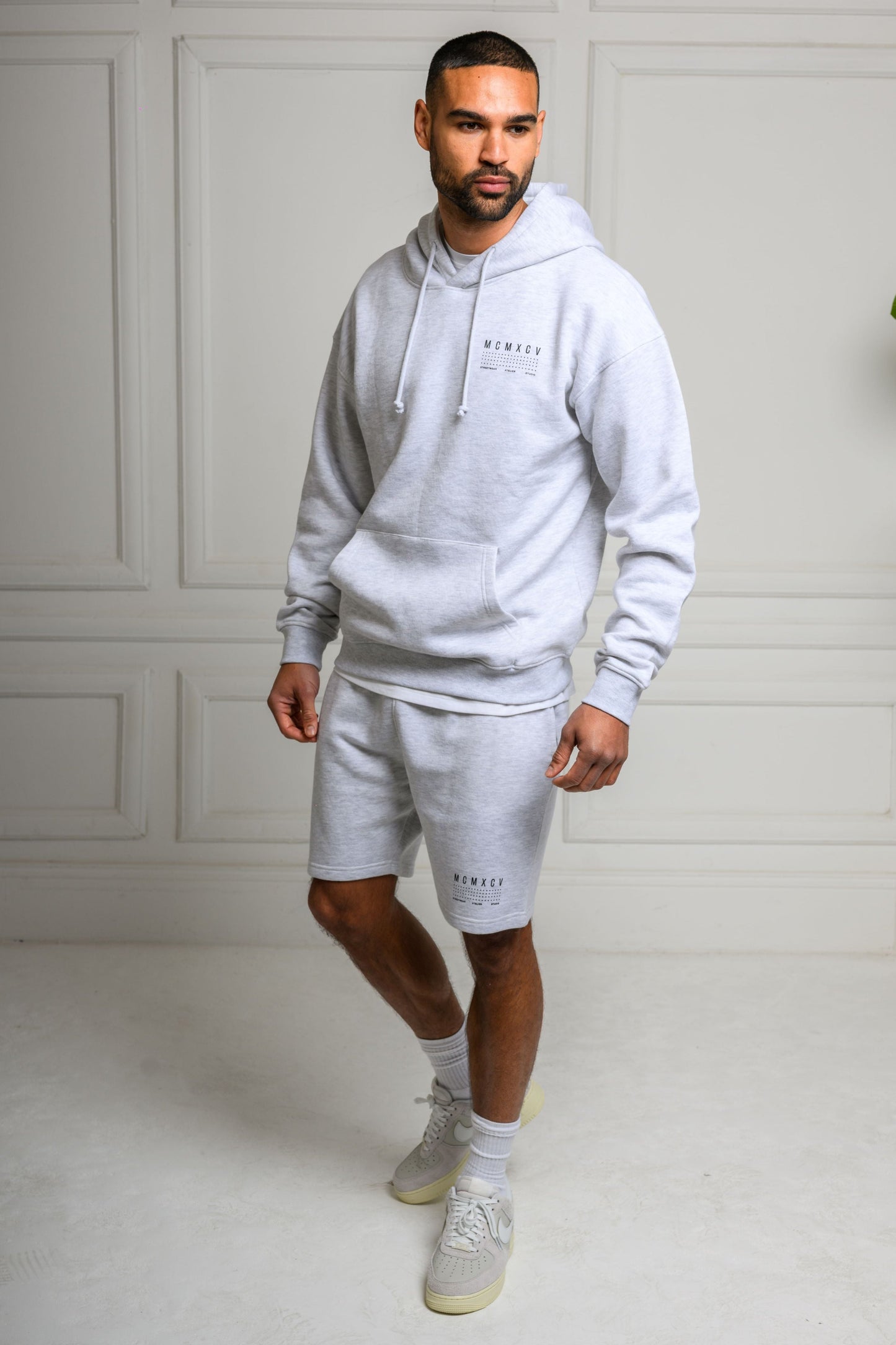 FENTON HOODIE - GREY MARL